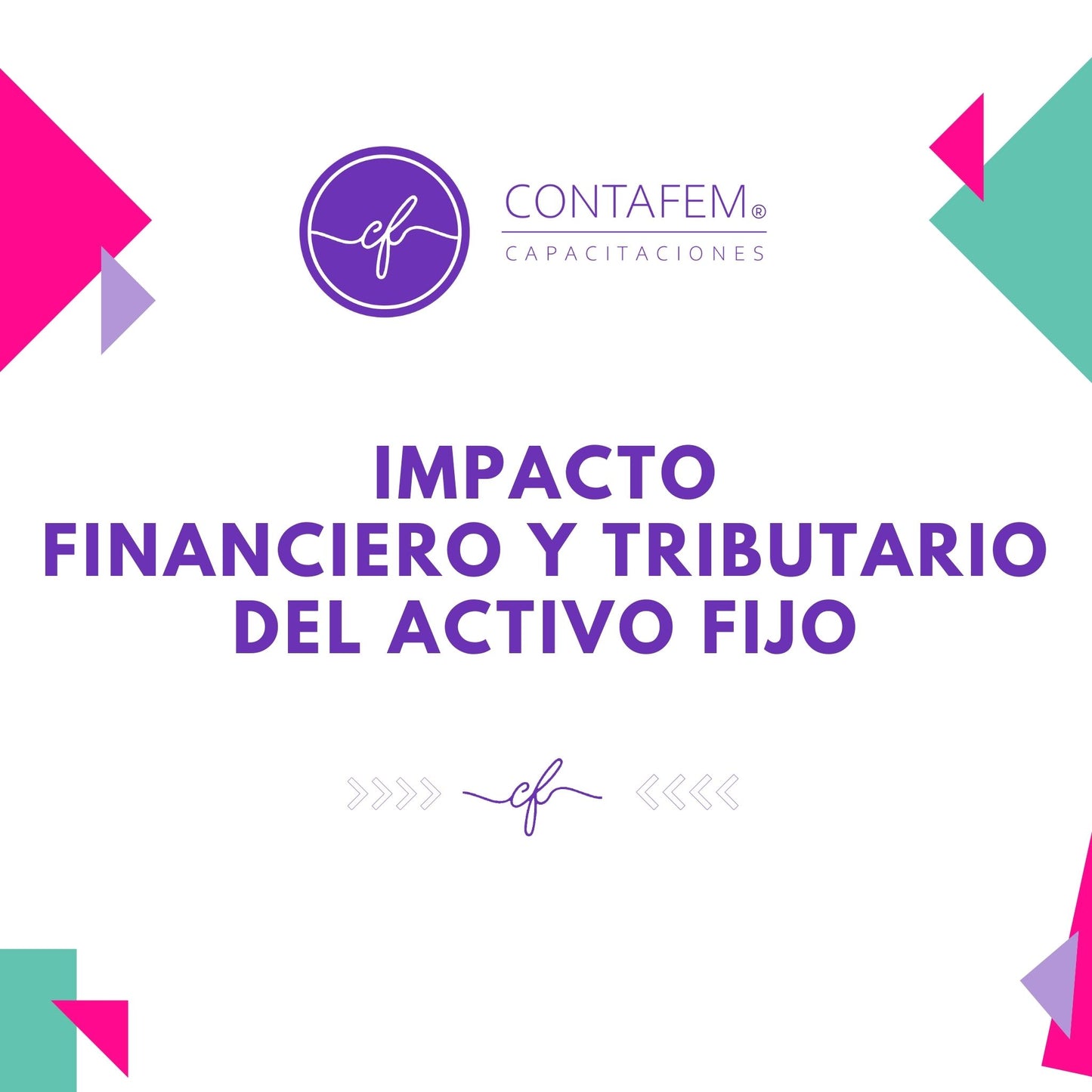 Curso Impacto Financiero y Tributario del Activo Fijo